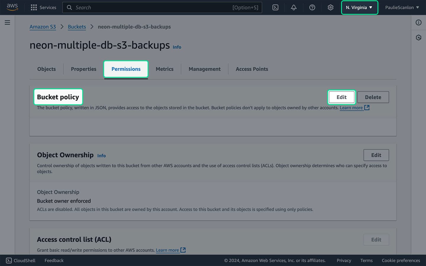 AWS S3 Bucket Policy