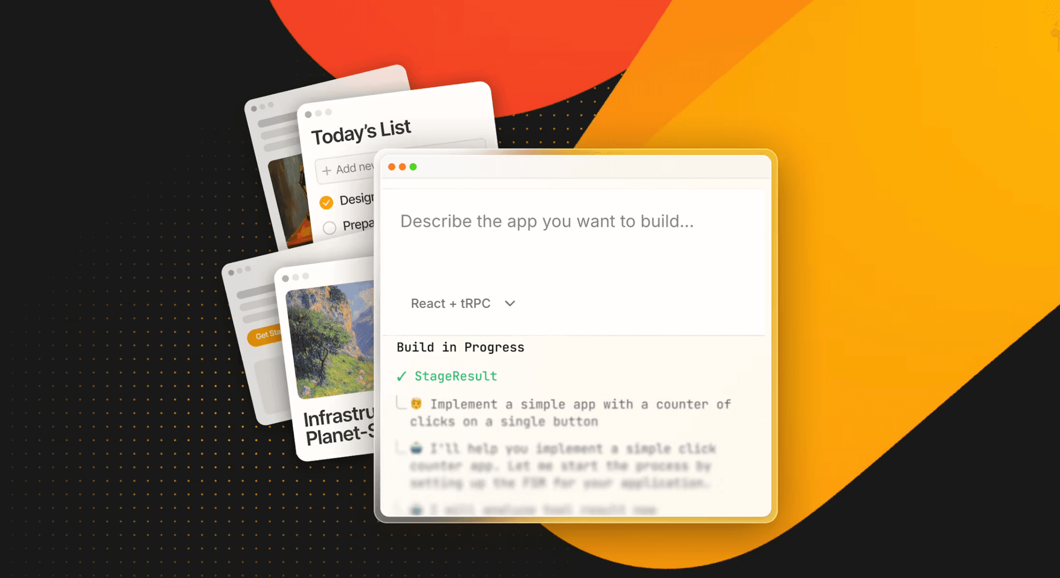 Launching a Web UI for app.build